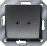 DELTA i-system outlet plate, carbon metallic