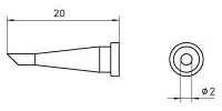 LT 22CP Weller Soldering tips, desoldering tips and hot air nozzles Image 2