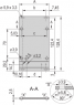 Frame Type Plug-In Unit Front Panel, for TextileGasket, 3 U, 8 HP