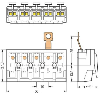 294-4425 WAGO Terminal Blocks Image 3