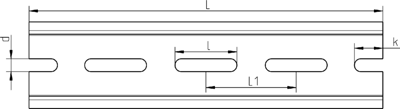 HS-HUT-02-25-52-143 HStronic DIN Rails