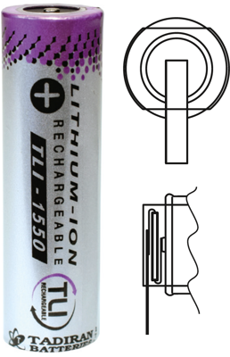 1331155202 Tadiran Batteries Round Cell Batteries, 9V Block Batteries Image 1