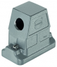 Grommet housing, size 10B, die-cast aluminum, M20, angled, screw locking, IP69/IPX9K/IP68/IP66, 19396100545