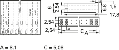 926209-3 AMP PCB Connection Systems