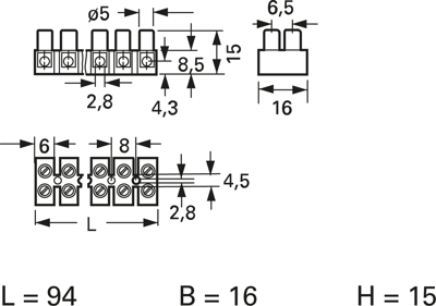 42820008 Weco Terminal Blocks Image 2