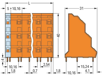 737-856 WAGO PCB Terminal Blocks Image 2