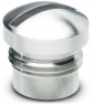 Locking screw, M12, IP65/IP69K, silver, 1555538