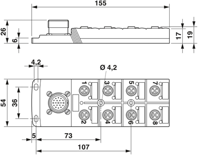 1692446 Phoenix Contact Sensor-Actuator Distribution Boxes Image 2