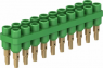 4.5 mm socket header, solder connection, green, 63.9356-25