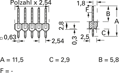 1-826936-6 AMP PCB Connection Systems