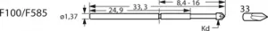 F10033S090L300 Feinmetall Contact Probes