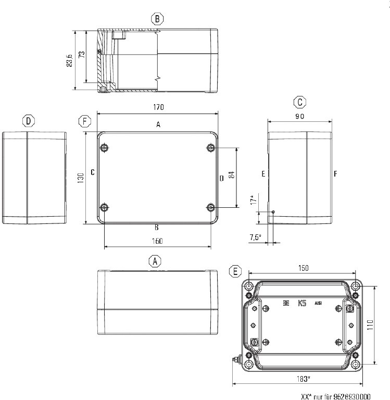 1937860000 Weidmüller General Purpose Enclosures Image 2