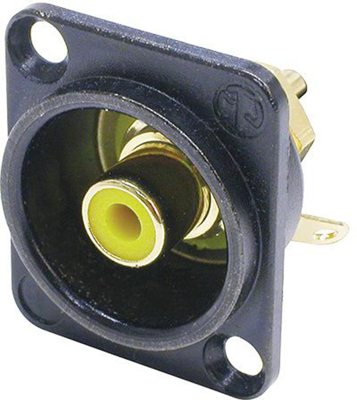 NF2D-B-4 Neutrik RCA Connectors Image 1