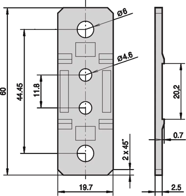 21101-954 SCHROFF Accessories for Enclosures Image 2