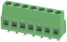 PCB terminal, 7 pole, pitch 5.08 mm, AWG 24-14, 16 A, screw connection, green, 1991338