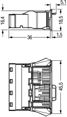 770-754/064-000 WAGO Device Connectors Image 2