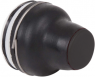Pushbutton, unlit, groping, waistband round, black, front ring black, mounting Ø 22 mm, XACB9112