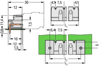 721-865/001-040 WAGO PCB Connection Systems Image 2