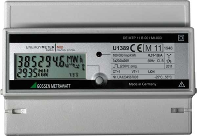 U1289-V012 Gossen Metrawatt Energy Measurement