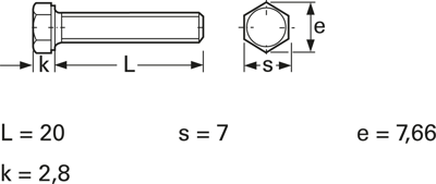 M4X20 I4017-8.8:A2K Screws, Threaded Rods Image 2