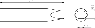 RTU 032 S MS Weller Soldering tips, desoldering tips and hot air nozzles Image 3