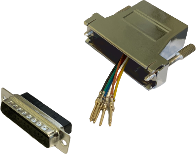 10121135 BKL Electronic Adapter for D-Sub Connectors, USB Connectors, PC Connectors