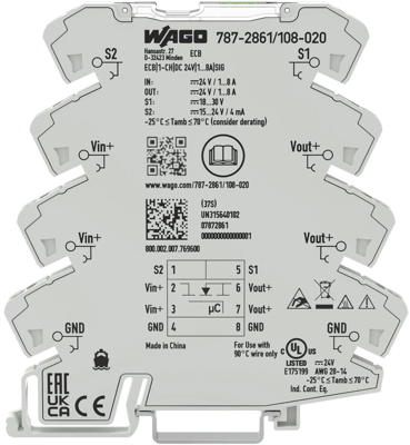 787-2861/108-020 WAGO Device Circuit Breakers Image 3