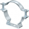 Spacer clamp, max. bundle Ø 63 mm, steel, galvanized, (L x W) 94 x 16 mm