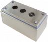 Stainless steel push button enclosure, (L x W x H) 126.49 x 115.06 x 252.47 mm, metal, IP69/IP69K, HYPB3SS