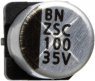 Electrolytic capacitor, 100 µF, 35 V (DC), ±20 %, SMD, Ø 8 mm