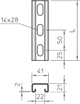 1123264 OBO Bettermann DIN Rails Image 2