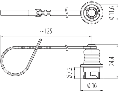 08 0375 000 000 binder Accessories for Industrial Connectors Image 2