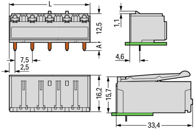 2092-3324/200-000 WAGO PCB Connection Systems Image 2