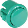 Pushbutton switch, green, unlit , 12 V, mounting Ø 29.5 mm, BUTTON-GREEN-MINI