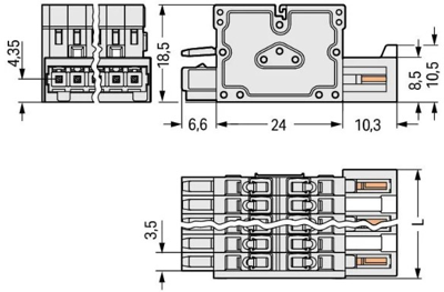 734-364 WAGO Connecting Blocks Image 2