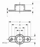 HALTERUNG F.EMY462 U. 602 EKULIT Accessories for Signal Transmitters