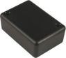 ABS enclosure, (L x W x H) 35 x 35 x 20 mm, black (RAL 9005), IP54, 1551MBK