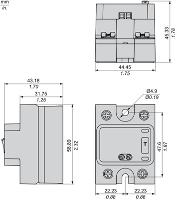 SSP1A475BDS Schneider Electric Solid State Relays Image 2