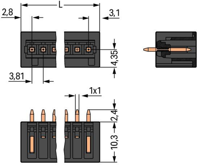 734-238/105-604 WAGO PCB Connection Systems Image 2