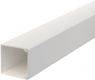 Cable duct, (L x W x H) 2000 x 25 x 25 mm, PVC, pure white, 6191053