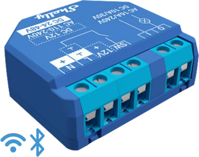 Relay, with scripting function, 16 A, 30 V (DC), 240 V (AC), SHELLY_PLUS_1