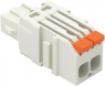 1-wire female connector, 2 pole, pitch 3.5 mm, straight, light gray, 2734-1102/327-000