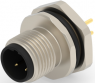Circular connector, 3 pole, solder connection, screw locking, straight, T4142412031-000