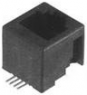 Socket, RJ11/RJ12/RJ14/RJ25, 6 pole, 6P6C, Cat 3, solder connection, SMD, 1-338086-5