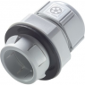 Cable gland, M12, 15/18 mm, Clamping range 4.5 to 7 mm, IP68, light gray, 53112692