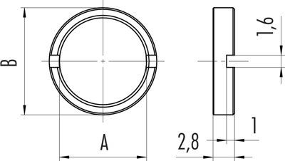 01 5325 001 binder Accessories for Industrial Connectors Image 2