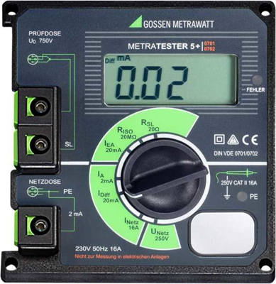 METRATESTER 5-F-E Gossen Metrawatt VDE-Testers, Equipment Testers