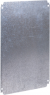 Plain mounting plate H800xW600mm made of galvanised sheet steel