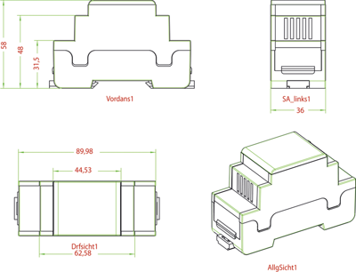 449-320-50 apra DIN-Rail Enclosures