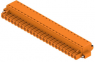 Pin header, 24 pole, pitch 5.08 mm, straight, orange, 1013330000